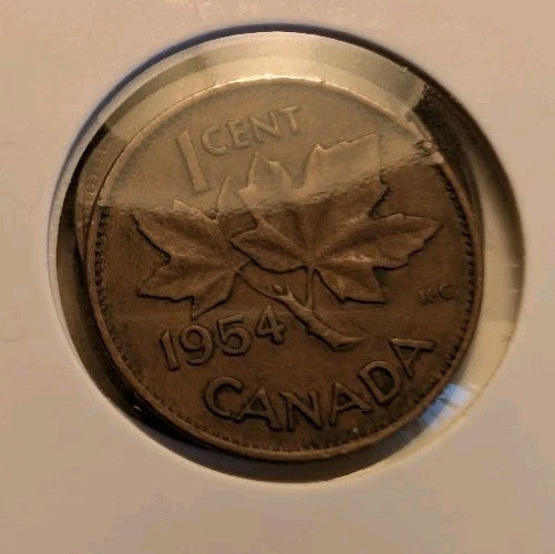 Lot Of 8 Circulated Canada 1 Cent Pre 1960 (G-VG Grade)12