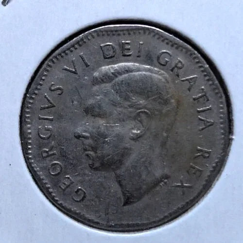 1949 Canada 5 Cent George VI Canadian Nickel Coin Five Cents - NumisFind