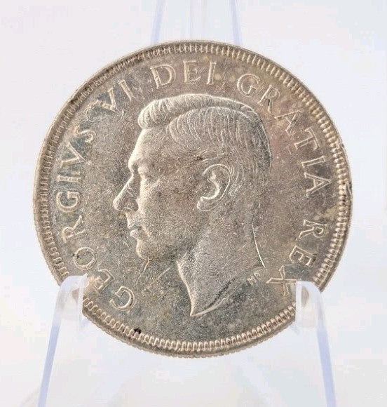 Canada 1950 Silver One Dollar $1 King George V .800 Silver1