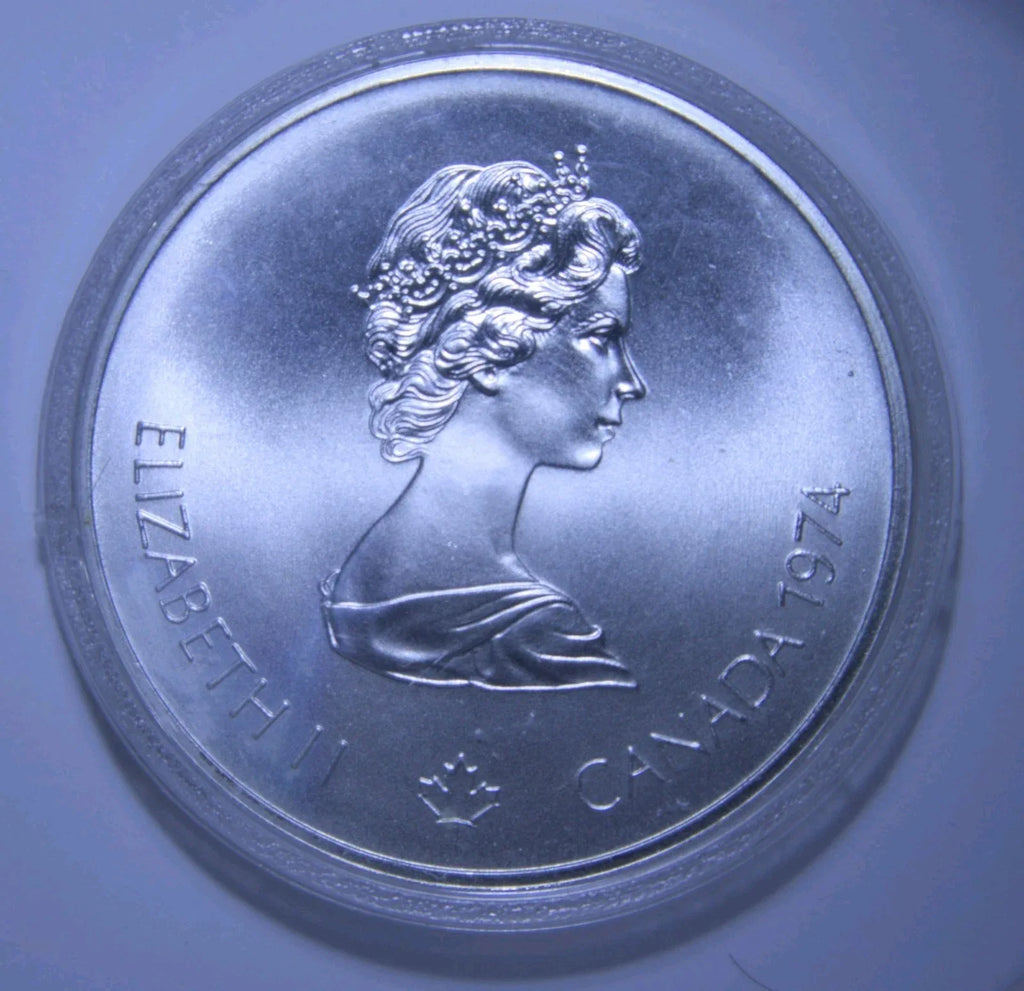 1974 Montreal Olympics .925 SILVER $5 Coin - Olympic Rings - NumisFind