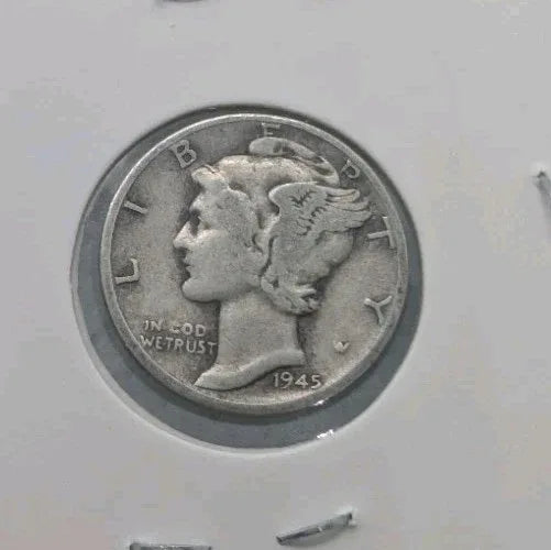 Mercury dime lot of 7, 1940 To 1945. 90% silver coins - NumisFind