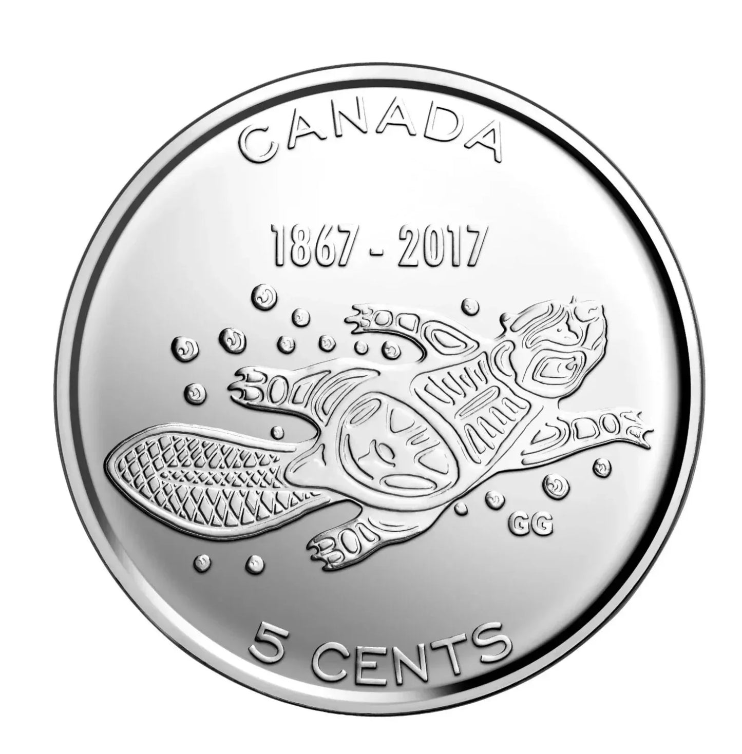 2017 Canada 5-Coin Set RCM - "My Canada, My Inspiration" Glow-in-the-Dark Toonie - NumisFind