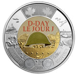 NEW ! 2019 D-Day Toonie $2 Color Canada Special Wrap RCM Roll - 25 coins1