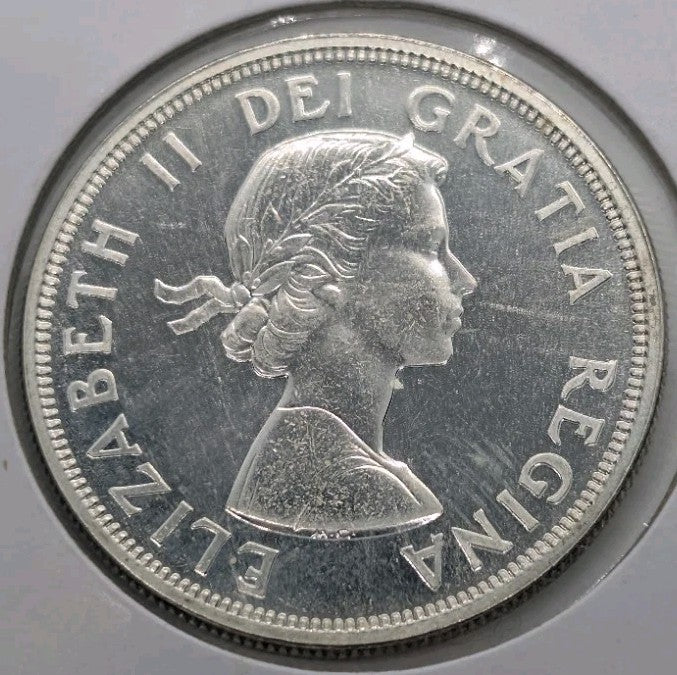 Pristine 1964 Canada  $1 Silver Dollar. 800 Uncirculated  See Desc. Pics Unc1