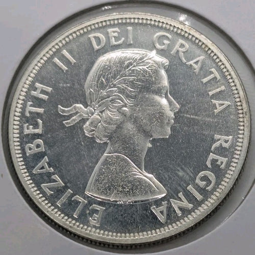 Pristine 1964 Canada  $1 Silver Dollar. 800 Uncirculated  See Desc. Pics Unc1