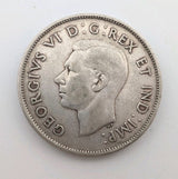 1942 Canada 50 Cents Silver Coin - 0.3oz of pure Silver1