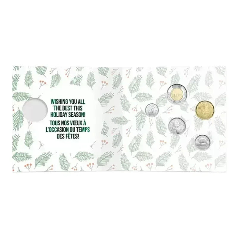 2022 Canada Peace And Joy Holiday Coin Set With Special Edition Loonie - NumisFind