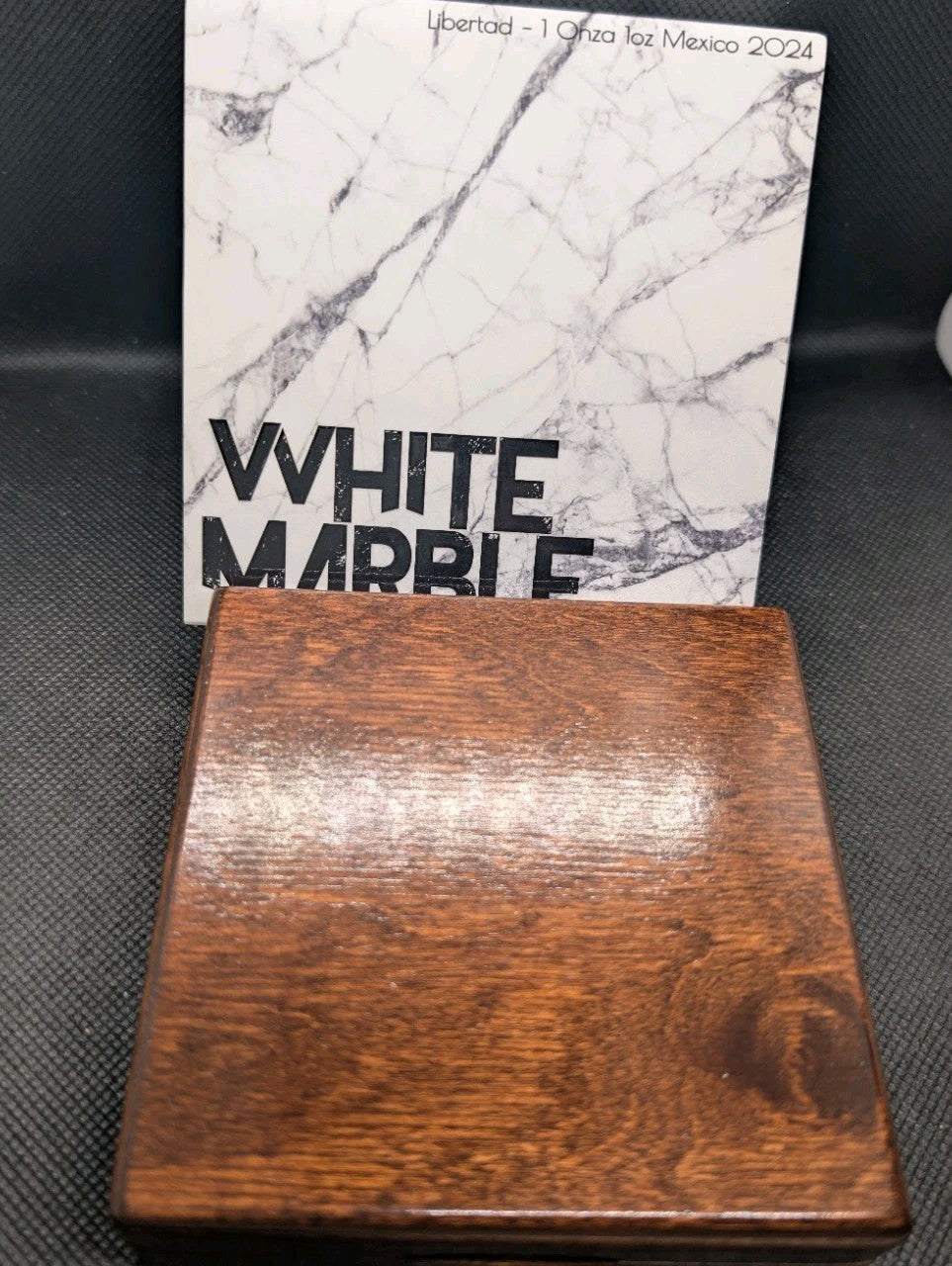 2024 1 oz .999 Silver Libertad Mexico Colorized White Marble Edition Coin Low Mi2