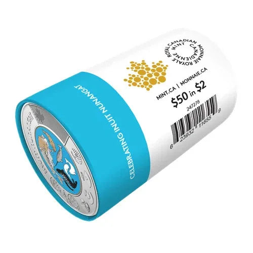 NEW ! 2024 Nunganat Toonie $2 Color Canada Special Wrap RCM Roll - 25 coins - NumisFind