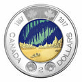 2017 Canada $2 Toonie - Glow-in-the-Dark, Uncirculated, From Mint Set - NumisFind