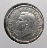1947 Canada 5 Cent Coin - Dot1