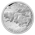 2013 Canada Bison Stampede $100 for $100 1 oz .9999 Pure Silver Coin – RCM0