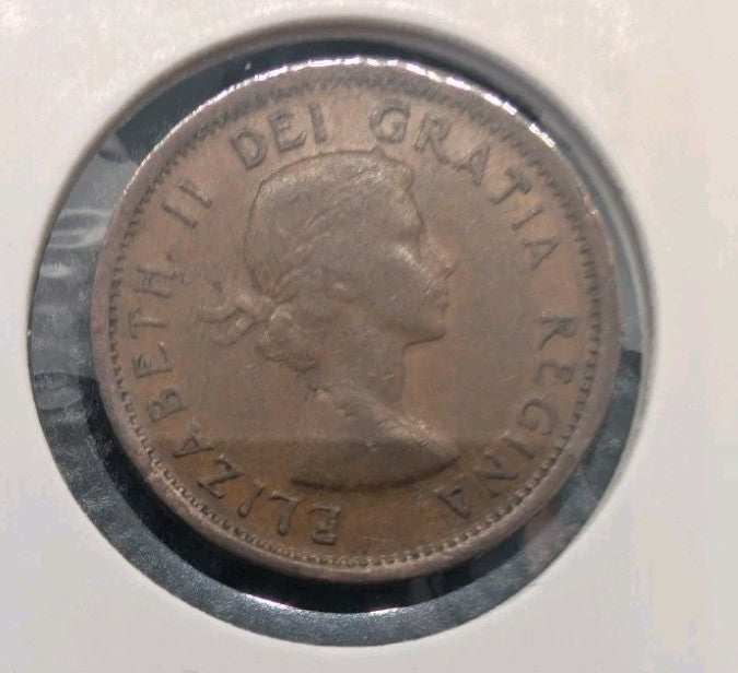 1957 CANADA 1 ONE CENT Circulated1