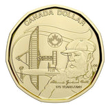 2022 Canada $1 Birth Alexander Graham Bell 175th Anniv Non-Coloured Loonie Roll1