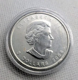 Canada 2008 Maple Leaf S 1 Oz Fine Silver Coin $5 Olympics - NumisFind