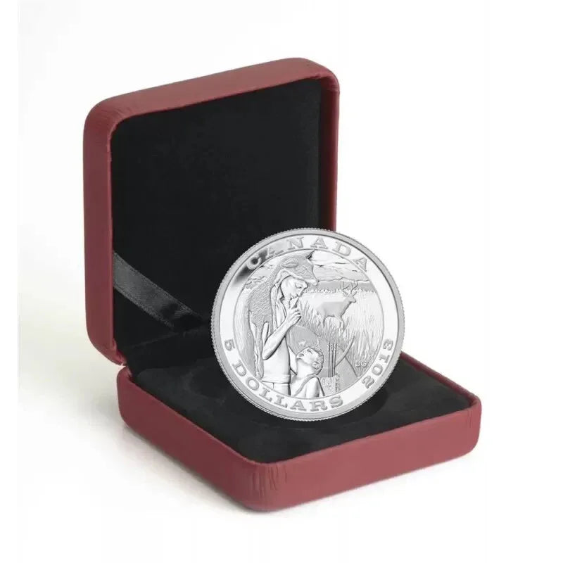 2013 $5 Tradition of Hunting: The Deer - RCM Pure Silver Coin - NumisFind