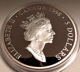 2 x 1oz Silver 1998 Canada $5, China 10 Yuan 2 Silver Coin Set 60th Anniversary3