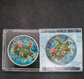 1 oz. MORTUGA #4 Zombucks Colorized World Series round .999 fine silver0