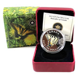 2013 Butterflies of Canada, Canadian Tiger Swallowtail, $20, 0.9999 Silver Coin1