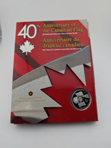 2005 Canada $1 40th Anniversary of Flag Commemorative Coin w/ CD-ROM0