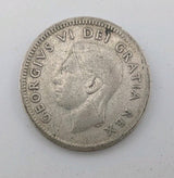 1951 Canada 10c Silver coin Dime - 2g of pure silver1