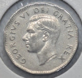 1951 Canada 5 Cent George VI Canadian  Nickel Coin Five Cents - Lightly Circ1