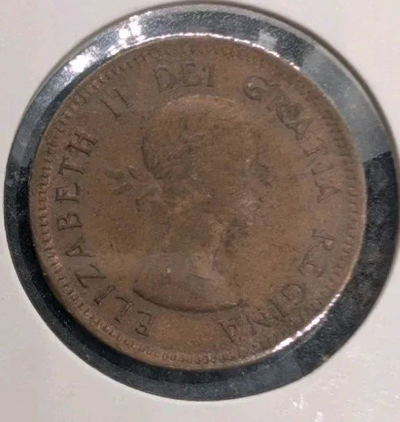 1953 Canada Small Cent Canadian 1 penny coin - NumisFind