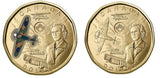 2023 Canada Loonie - Elsie MacGill PLAIN & COLOURED $1 - fresh from mint roll0