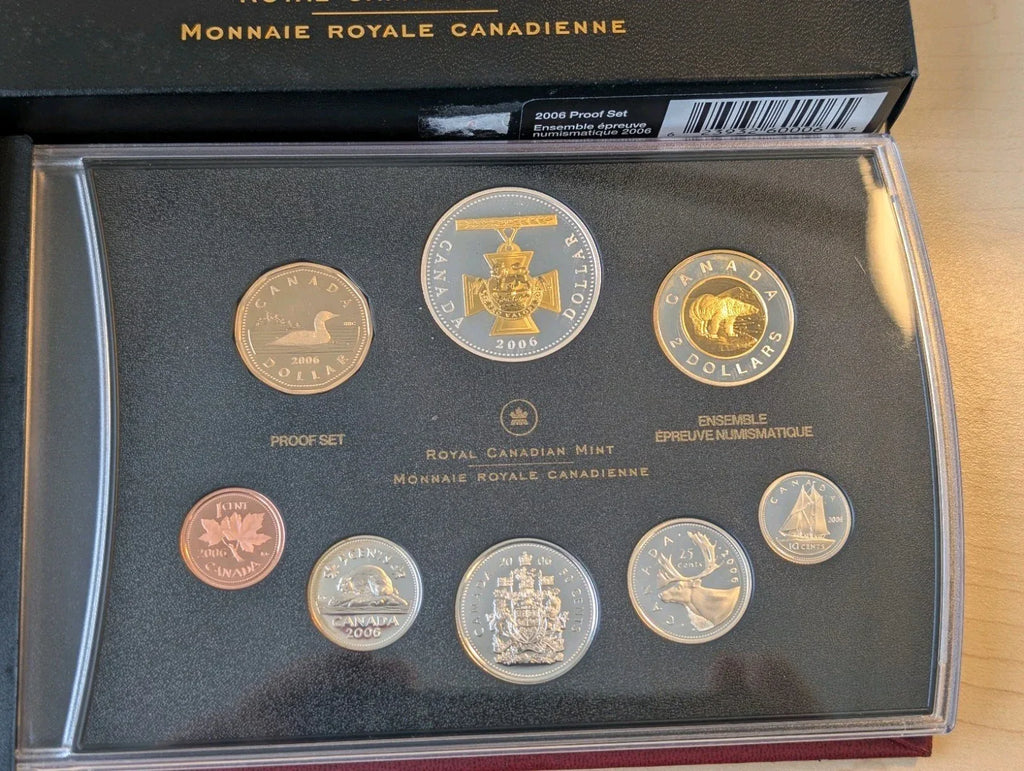 2006 Canada Proof Double Dollar Set - 150th Anniversary of the Victoria Cross - NumisFind