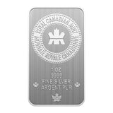 2025 RELEASE RCM 1 OZ PURE SILVER BAR IN PROUDLY CANADIAN TEP ASSAY PACKAGING - NumisFind