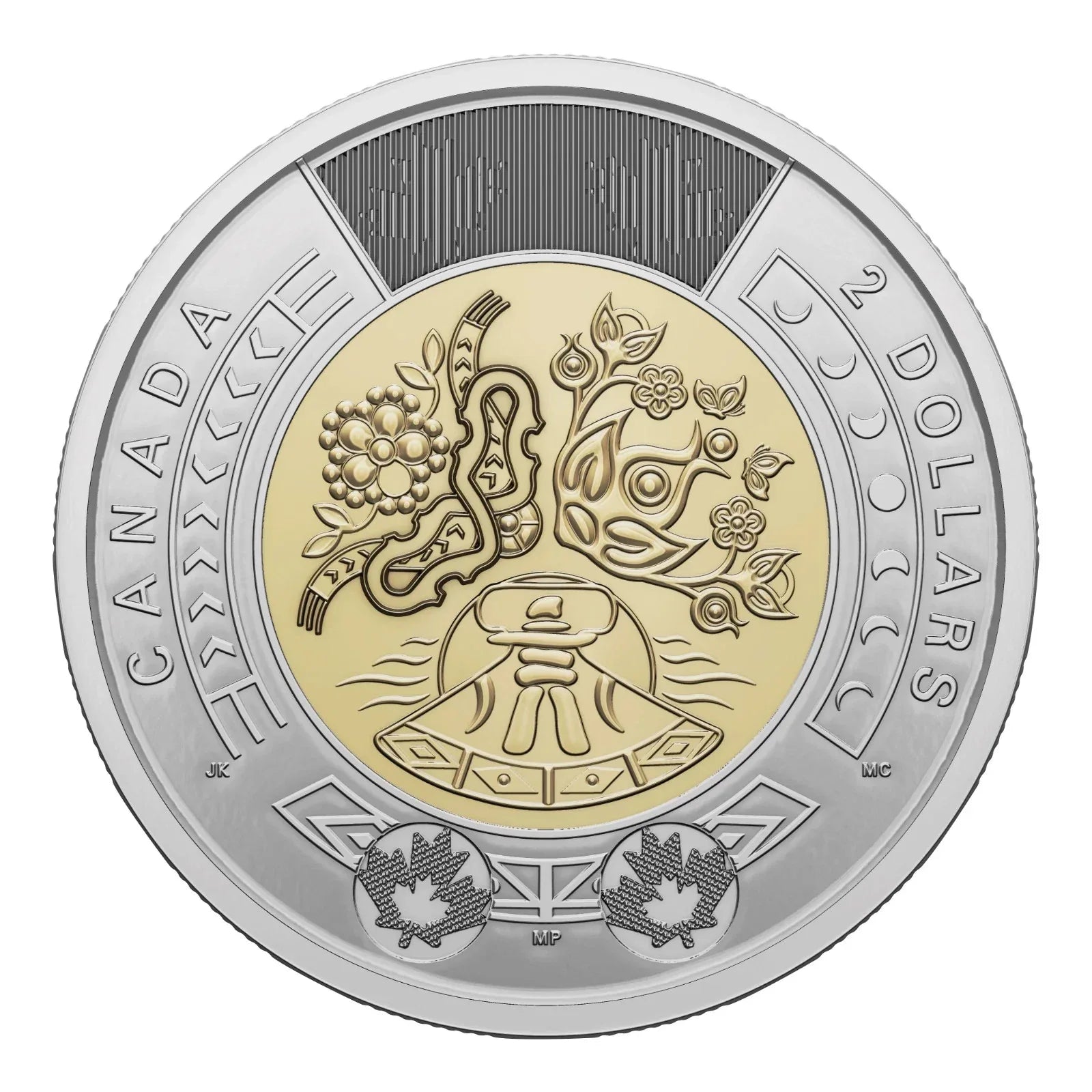 NEW ! 2023 indigenous Toonie $2 No Color Canada Special Wrap RCM Roll - 25 coins - NumisFind