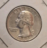 1964 25C Liberty Quarter Dollar Us Silver Coin BU - NumisFind