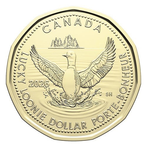 2026 Canada $1 Lucky Loonie Dollar Coin UNC – Collectible Loonie1