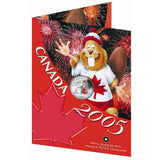 2005 Canada Day - Coloured-  25 Cents - Beaver - In Original Packaging0