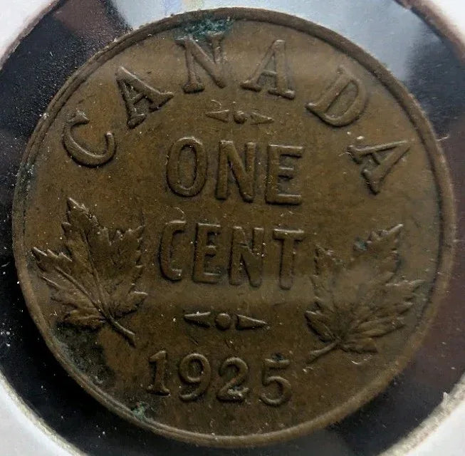 1925 Canada 1 Cent Coin - KEY DATE ! - VF - NumisFind