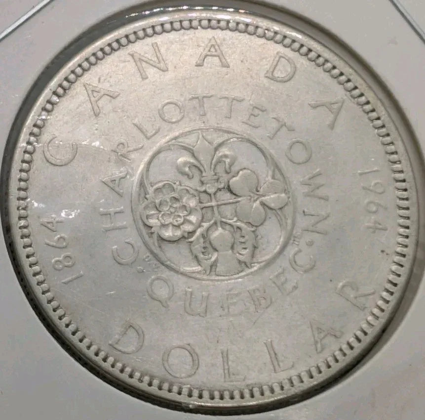 1964 Canada $1 Silver Dollar. 800 Circulated See Desc. Pics AU - NumisFind