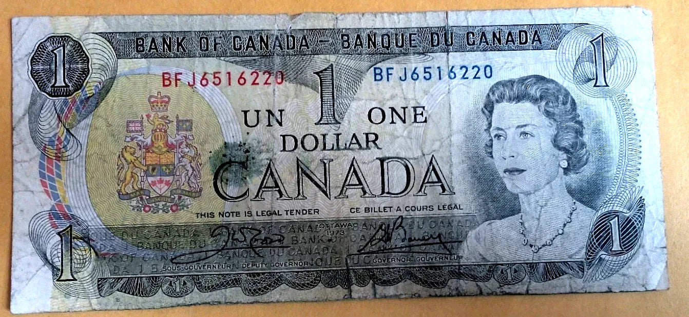 Canada 1973 1 Dollar Circulated Banknote - Multiple Available - NumisFind