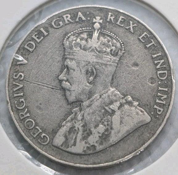 KEY DATE ! - Canada Nickel 5 Cents 1925 - F-15 - NumisFind
