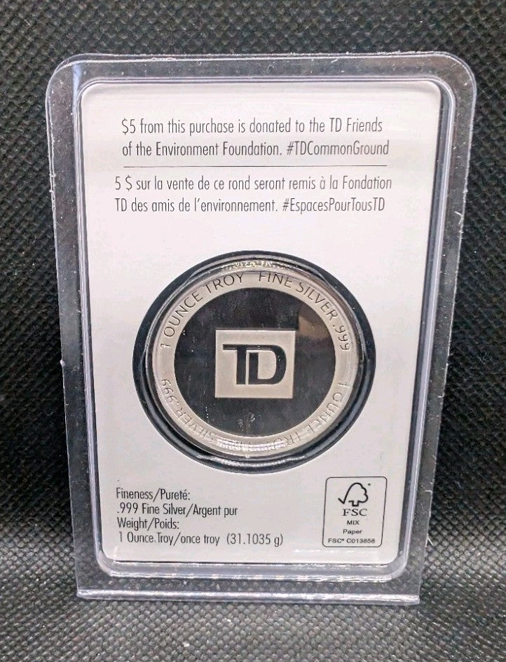 2017 TD Canada Trust Limited Edition RCM Canada 150 Coloured 1 oz Silver Round1