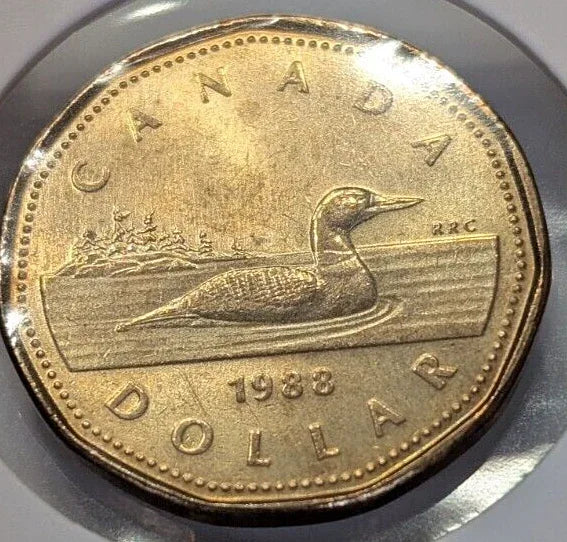 CANADA 198889 lot of 2 $1 One Loon Dollar AU SHIPPING LOW COST - NumisFind
