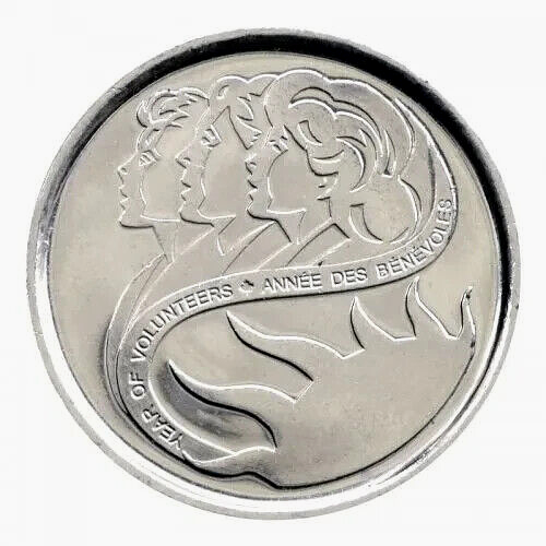 Canada 2001P Volunteer BU UNC Uncirculated Ten Cent Piece!!0