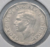 1946 Canada 5 Cent George VI Canadian  Nickel Coin Five Cents1