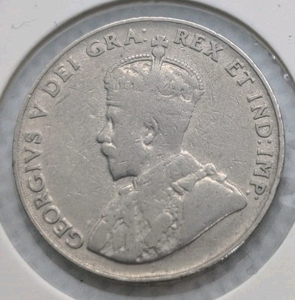 Canada Nickel 5 Cents 1924 - Circulated - Shipping Low Cost1