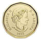 2022 Canada $1 Birth Alexander Graham Bell 175th Anniv Non-Coloured Loonie Roll2