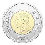 2023 - Canada Toonie $2 Dollar KING CHARLES - From Original Mint Roll   0