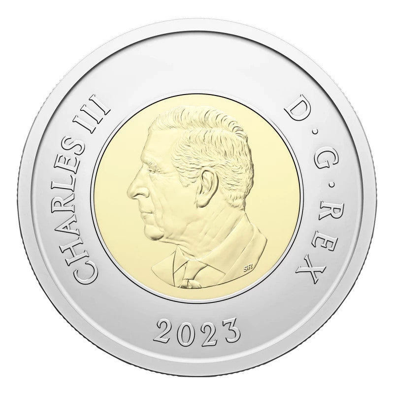 2023 - Canada Toonie $2 Dollar KING CHARLES - From Original Mint Roll   0
