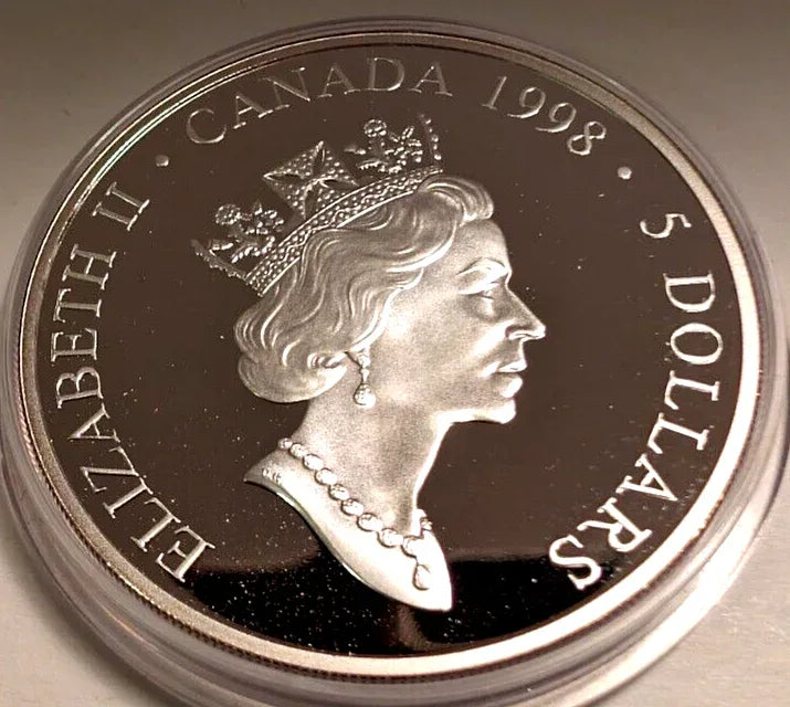 2 x 1oz Silver 1998 Canada $5, China 10 Yuan 2 Silver Coin Set 60th Anniversary - NumisFind