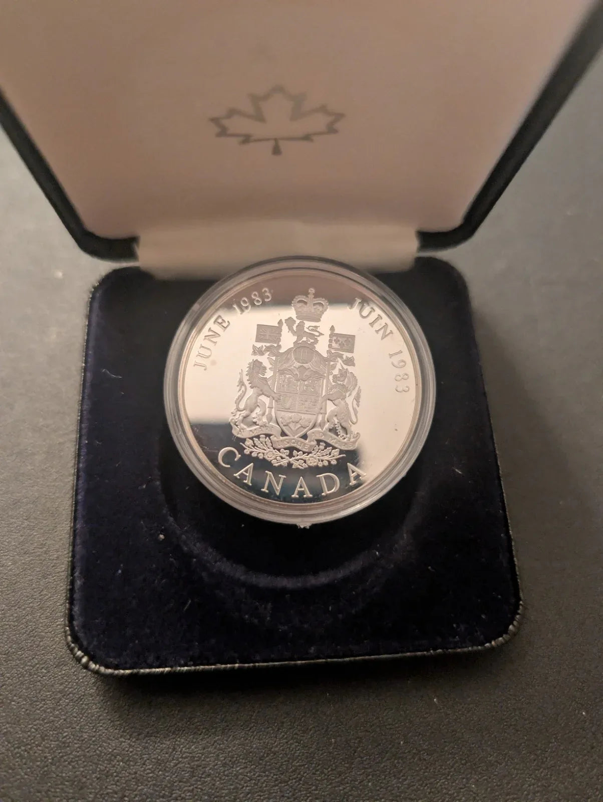 1983 Canada Silver Dollar Prince& Princess of Wales Unc/Proof Like 50% Silver - NumisFind