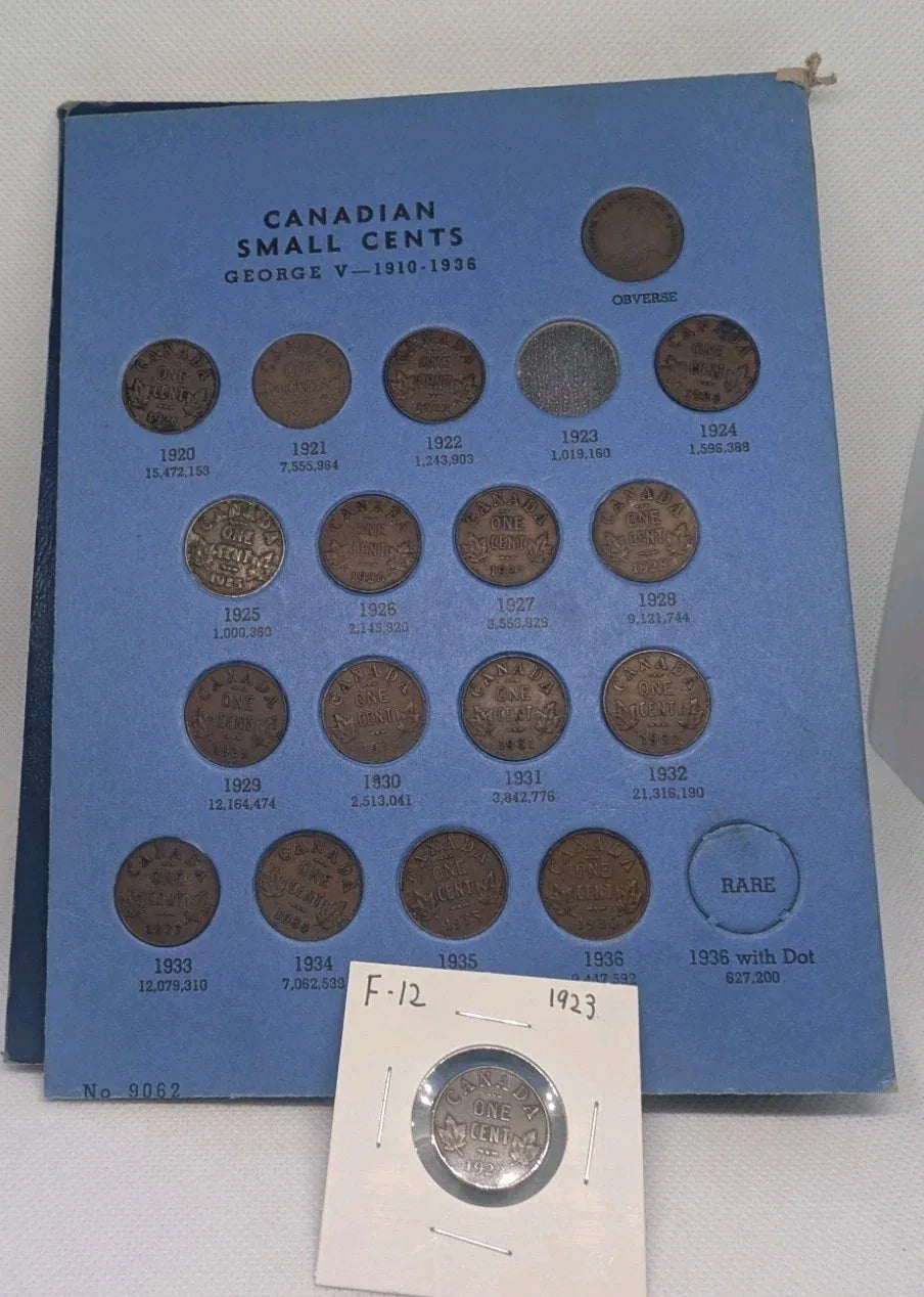 Canadian Small Cent Collection (1920–1972) – Complete - Whitman Album - NumisFind