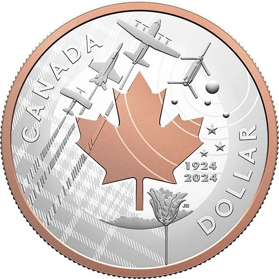 2024 100th Anniversary of the Royal Canadian Air Force Pure Silver Proof Set1